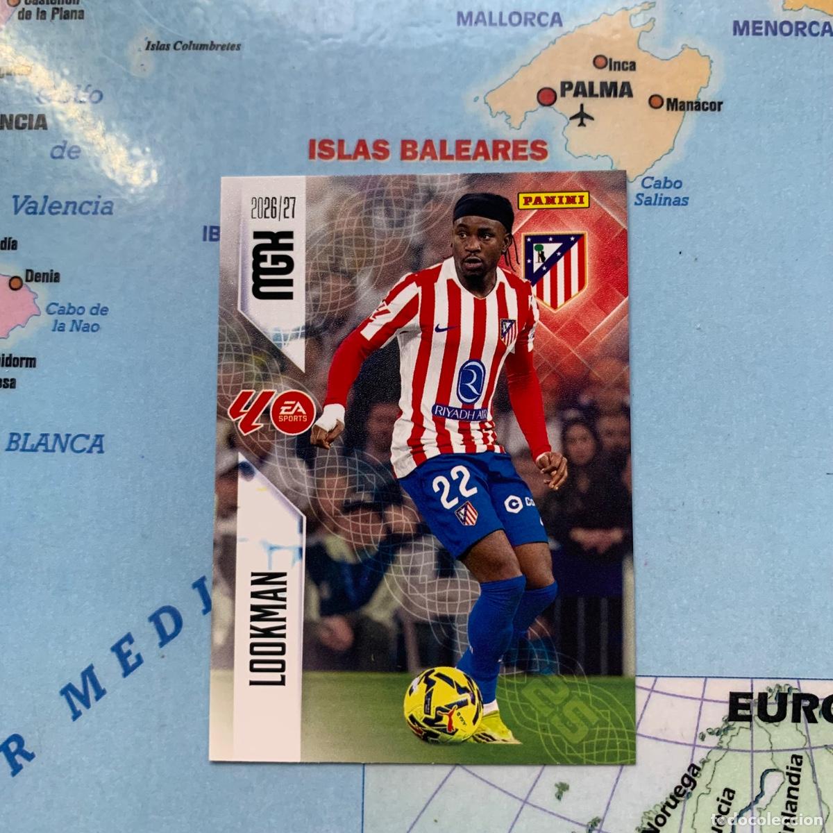 Cromos de f&uacute;tbol: Lookman n&uacute;mero 70 del Atl&eacute;tico de Madrid megacracks 26-27 2026-2027