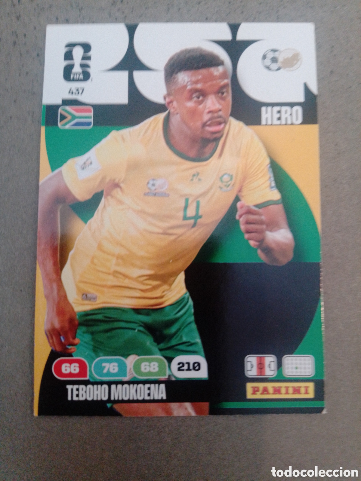 Cromos de f&uacute;tbol: TEBOHO MOKOENA SUDAFRICA 437 ADRENALYN XK MUNDIAL 2026