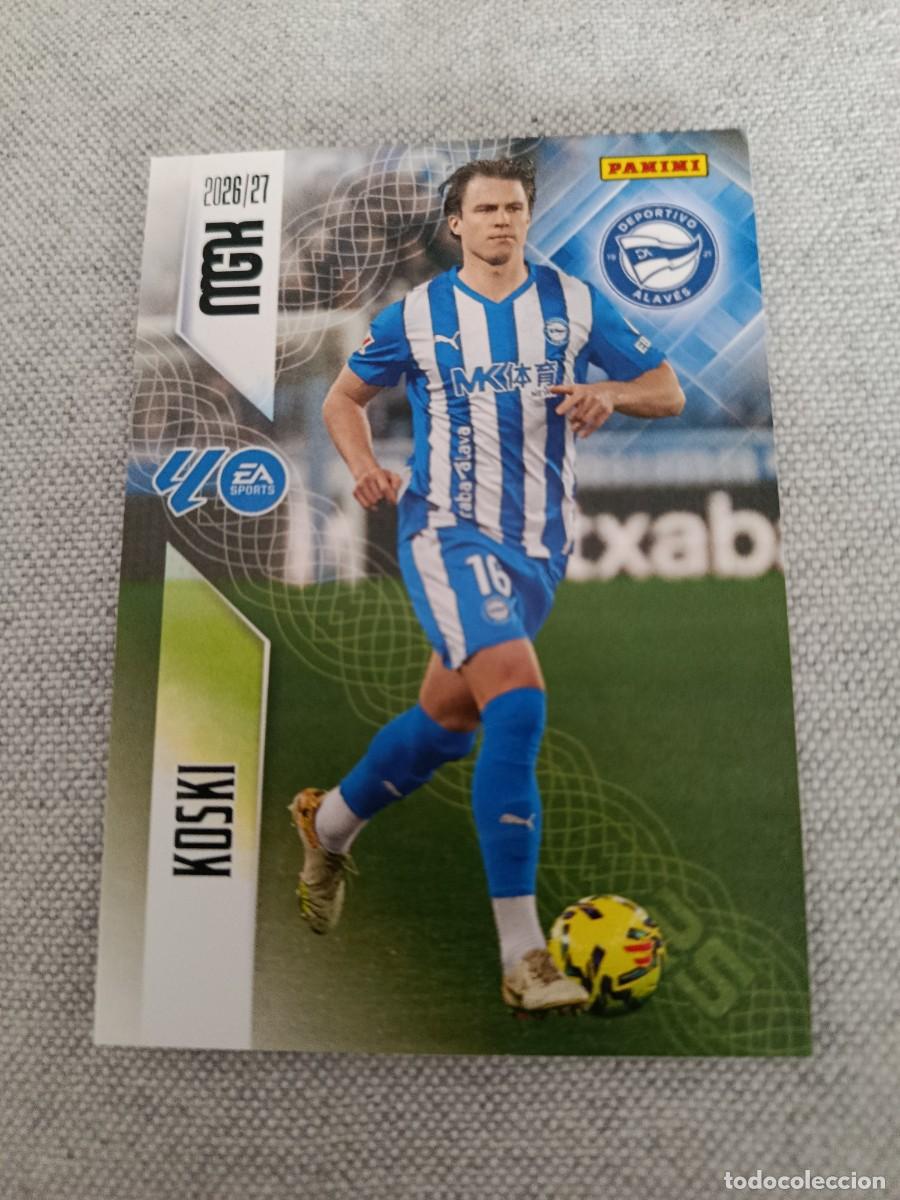 Cromos de f&uacute;tbol: Megacracks 26/27. 24- Koski. Alav&eacute;s.