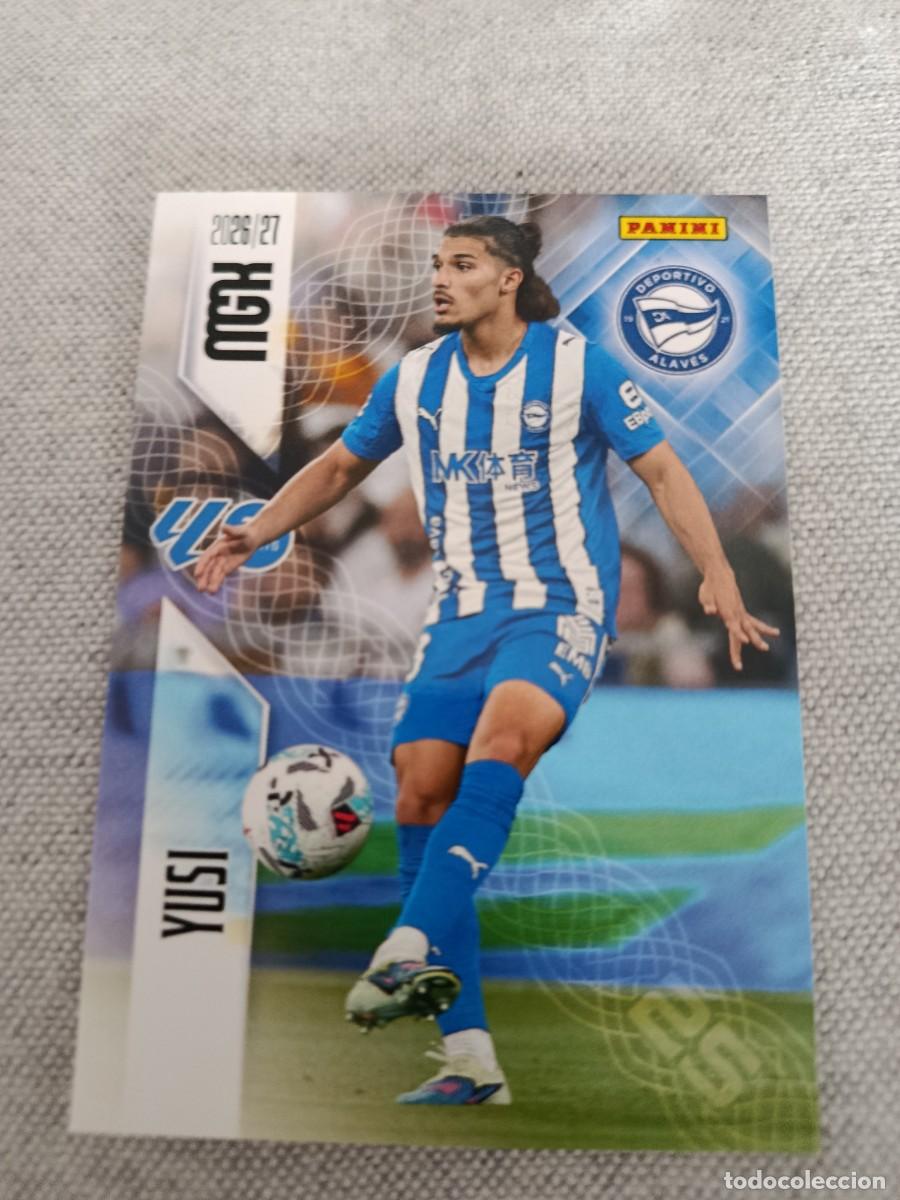 Cromos de f&uacute;tbol: Megacracks 26/27. 26- Yusi. Alav&eacute;s.