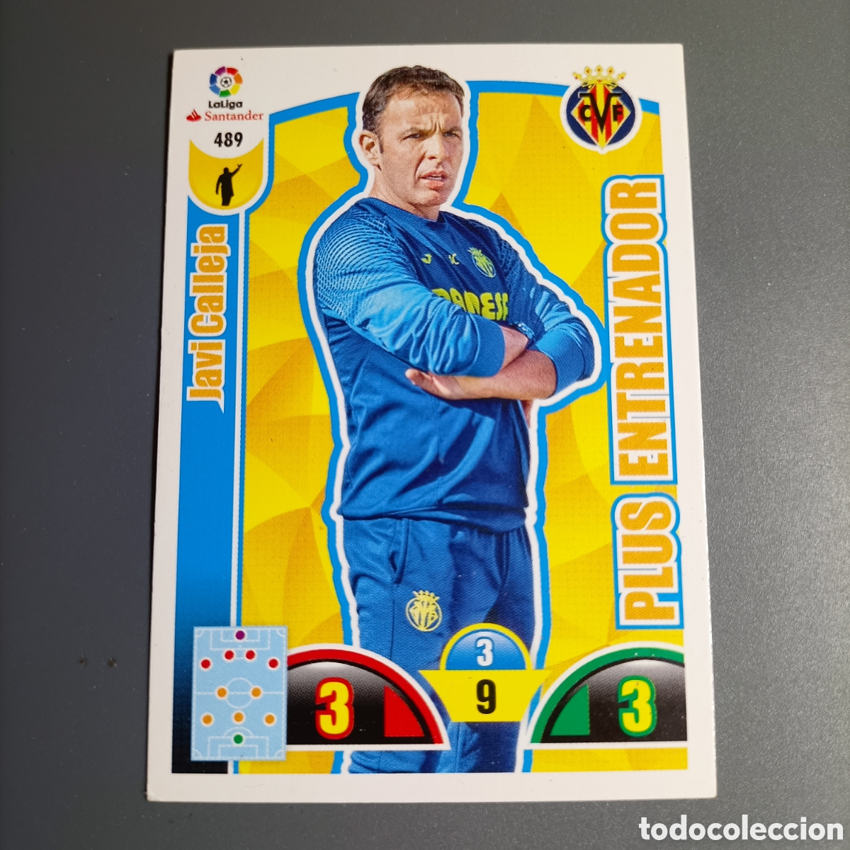 Cromos de f&uacute;tbol: ADRENALYN. LIGA 2017-2018 (VILLARREAL) №489 JAVI CALLEJA