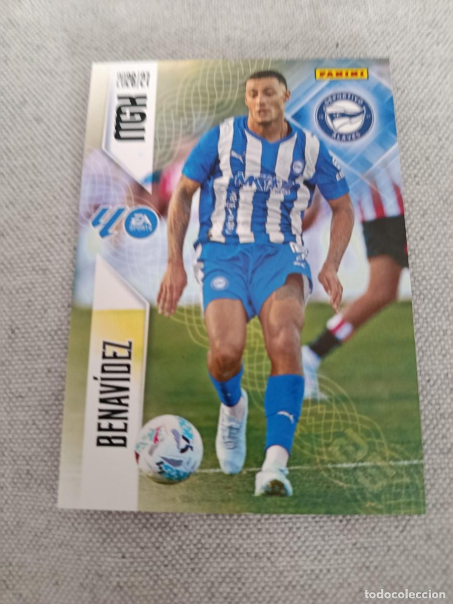 Cromos de f&uacute;tbol: Megacracks 26/27. 27- Benavidez. Alav&eacute;s.
