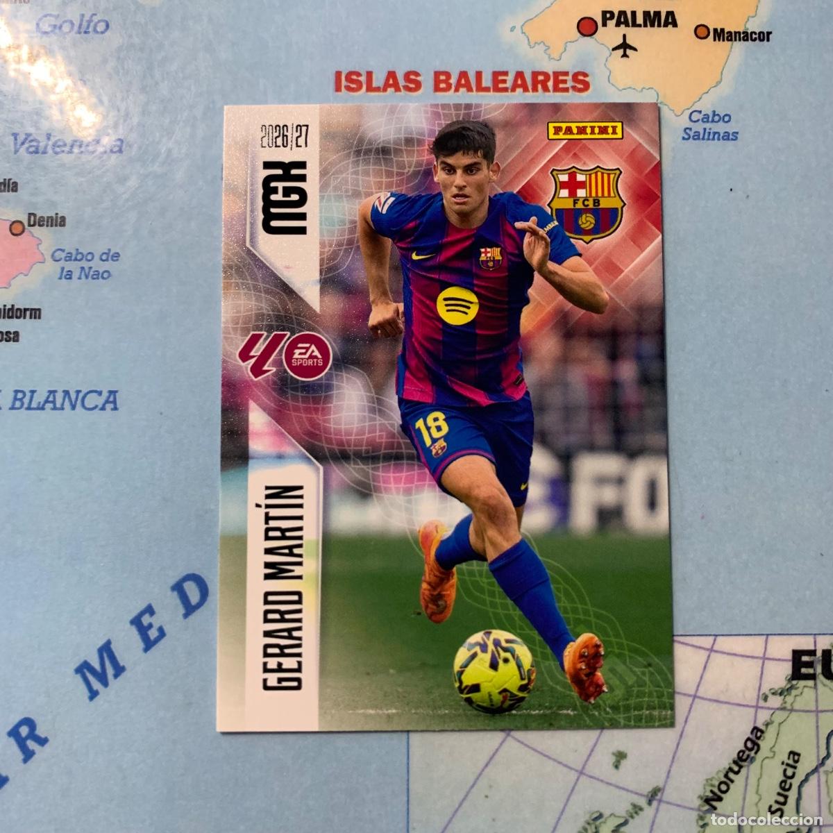 Cromos de f&uacute;tbol: Gerard Martin n&uacute;mero 77 del Barcelona megacracks 26-27 2026-2027