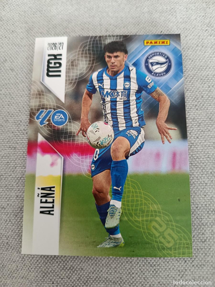 Cromos de f&uacute;tbol: Megacracks 26/27. 30- Ale&ntilde;&aacute;. Alav&eacute;s.