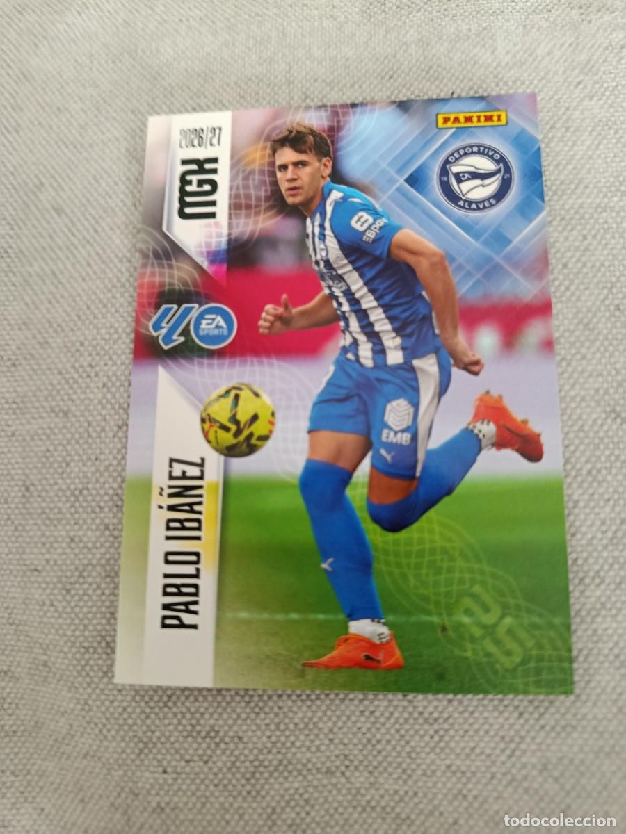 Cromos de f&uacute;tbol: Megacracks 26/27. 31- Pablo Ib&aacute;&ntilde;ez. Alav&eacute;s.