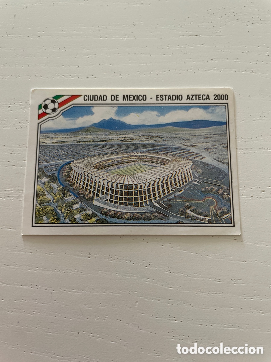 Figurine di Calcio: MEXICO 86 cromo 17 ESTADIO AZTECA sin pegar