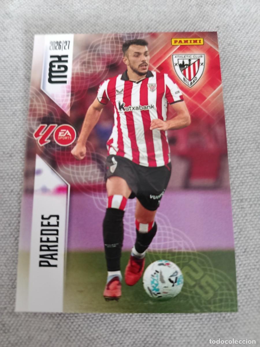 Cromos de f&uacute;tbol: Megacracks 26/27. 42- Paredes. Athletic de Bilbao..