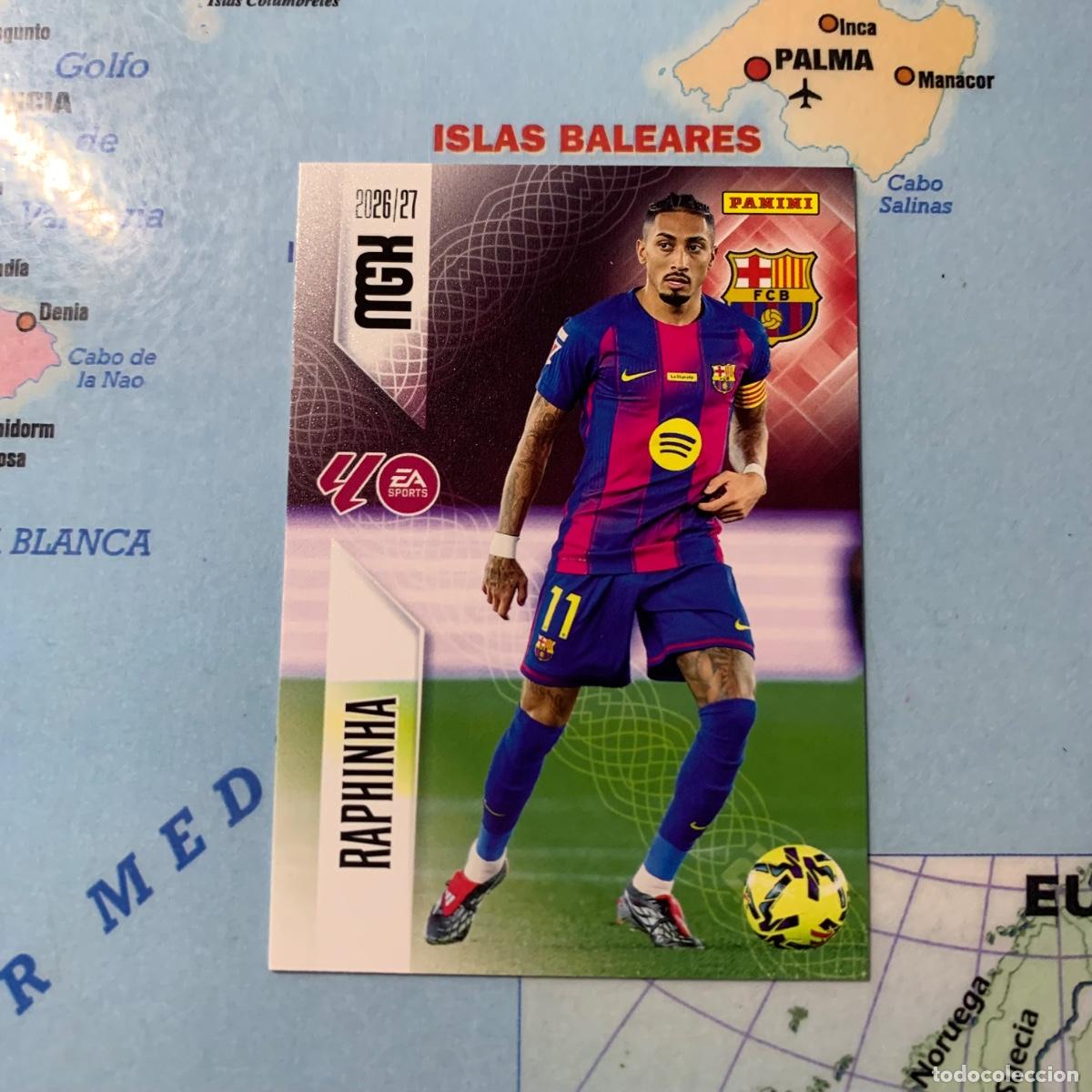Cromos de Futebol: Raphinha n&uacute;mero 88 del Barcelona megacracks 26-27 2026-2027