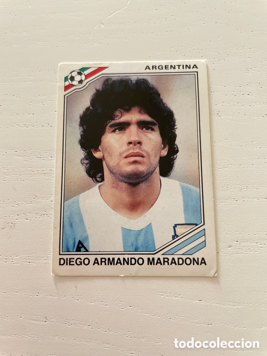 Cromos de Futebol: MEXICO 86 cromo 84 MARADONA sin pegar
