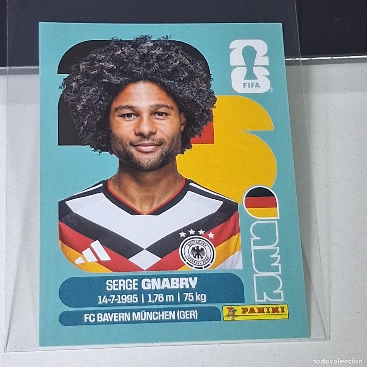 Cromos de Futebol: B39 GER16 SERGE GNABRY 16 ALEMANIA GER GERMANY MUNDIAL FIFA WORLD CUP 2026 STICKER PANINI