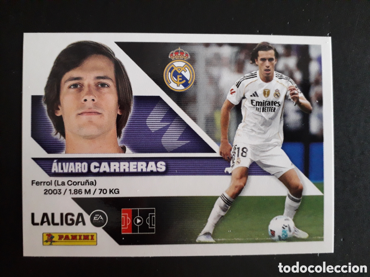 Fu&szlig;ball-Sticker: CARRERAS REAL MADRID N&deg; 10A ED ESTE 2026 2027 26 27 SIN PEGAR PEDIDO M&Iacute;NIMO 3&euro;