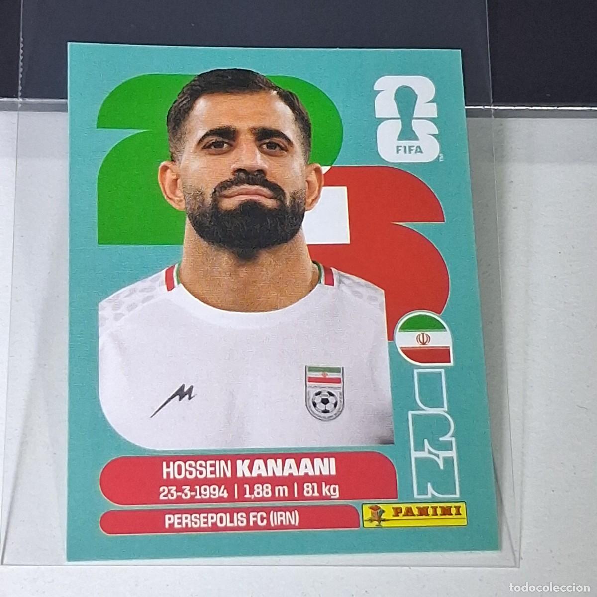 Fu&szlig;ball-Sticker: B39 IRN 8 IRN8 HOSSEIN KANAANI IRAN IRAO MUNDIAL FIFA WORLD CUP 2026 STICKER PANINI