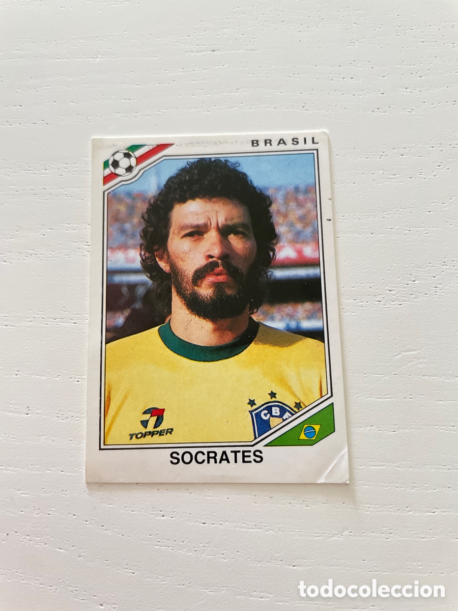 Fu&szlig;ball-Sticker: MEXICO 86 cromo 249 SOCRATES sin pegar