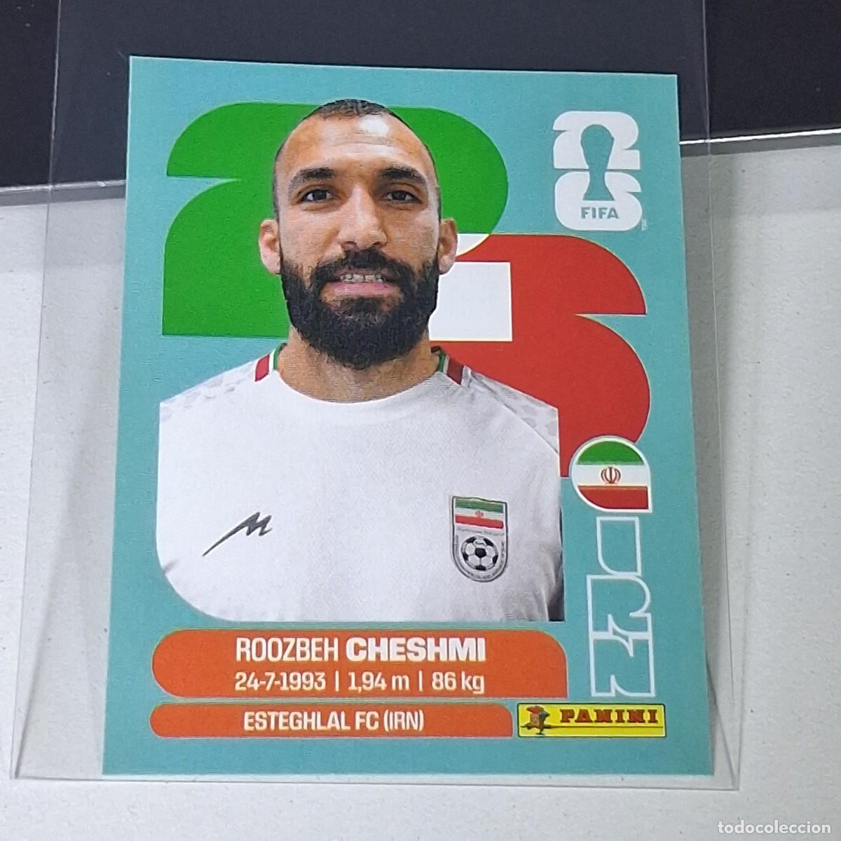 Cromos de f&uacute;tbol: B39 IRN15 ROOZBEH CHESHMI 15 IR&Aacute;N IRAO IRN MUNDIAL FIFA WORLD CUP 2026 STICKER PANINI