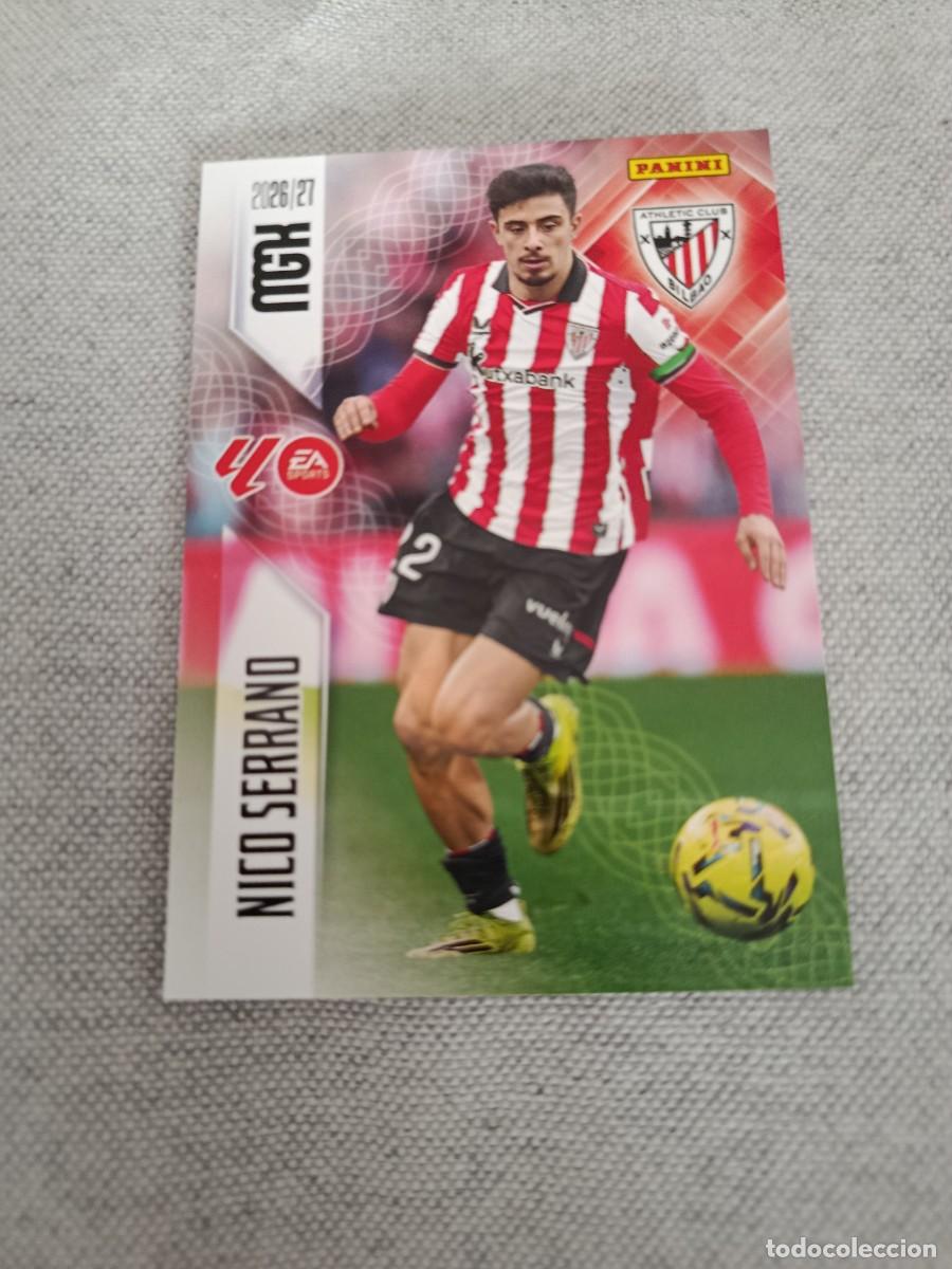 Cromos de f&uacute;tbol: Megacracks 26/27. 49- Nico Serrano. Athletic de Bilbao..