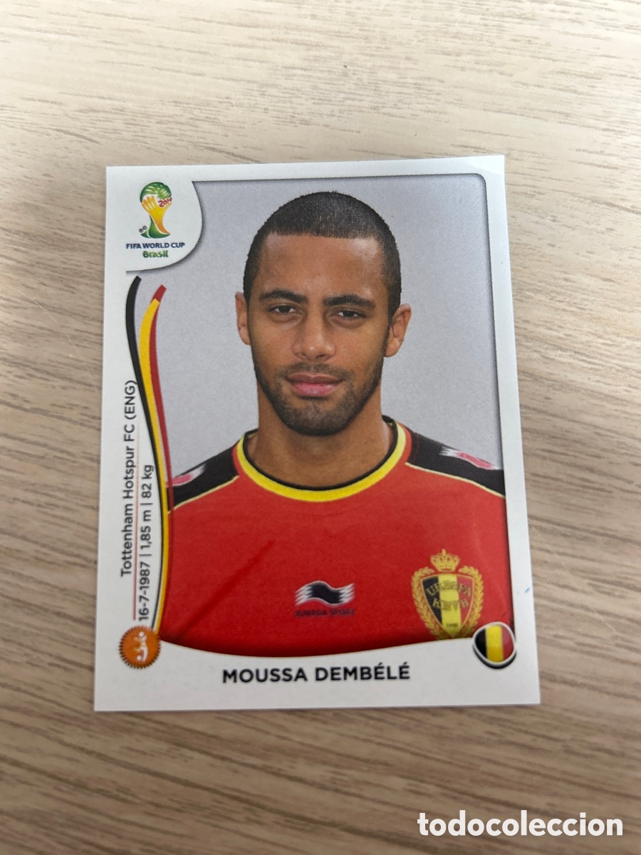 Football Stickers: 574 DEMBELE BELGICA PANINI MUNDIAL BRASIL 2014 CROMO FUTBOL 14 - SIN PEGAR