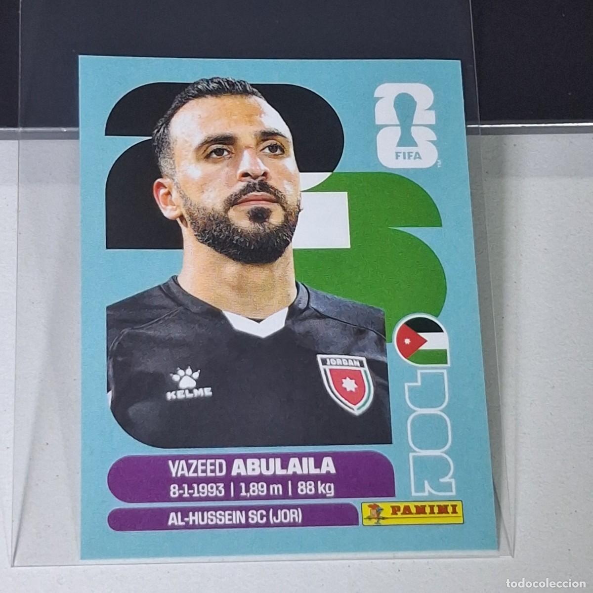 Cromos de f&uacute;tbol: B39 JOR 2 JOR2 YAZEED ABULAILA JORDANIA JOR MUNDIAL FIFA WORLD CUP 2026 STICKER PANINI