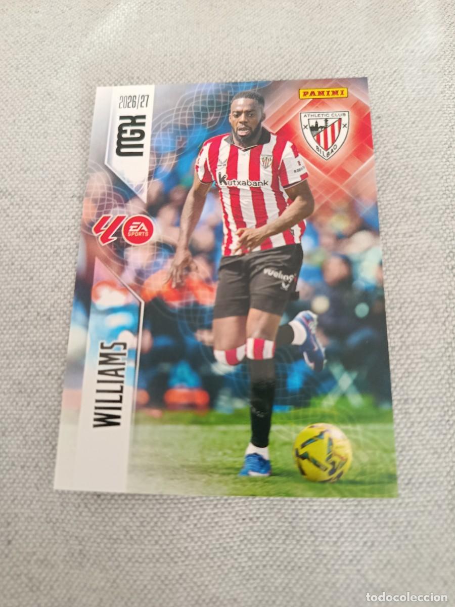 Cromos de f&uacute;tbol: Megacracks 26/27. 52- Williams. Athletic de Bilbao..