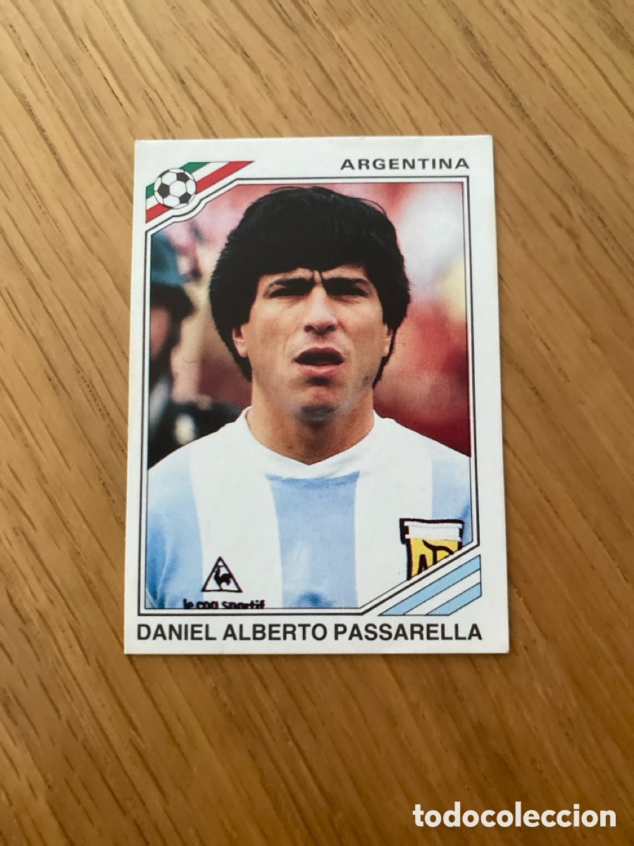 Cromos de f&uacute;tbol: Cromo panini mundial Mexico 86 n&uacute;mero 76 Passarella - Sticker album world cup 1986