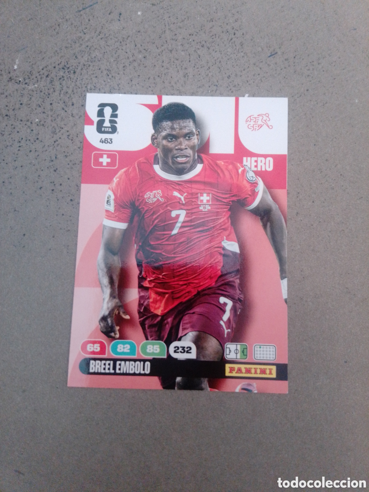 Cromos de f&uacute;tbol: BREEL EMBOLO SUIZA 463 ADRENALYN XL MUNDIAL 2026