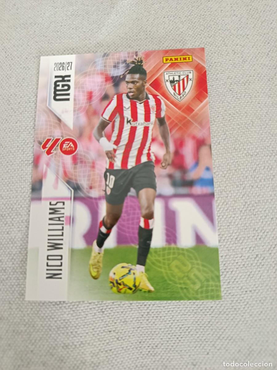 Cromos de f&uacute;tbol: Megacracks 26/27. 54- Nico Williams. Athletic de Bilbao..