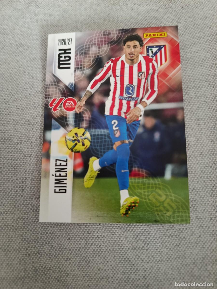 Cromos de f&uacute;tbol: Megacracks 26/27. 61- Gim&eacute;nez. Atl&eacute;tico de Madrid.
