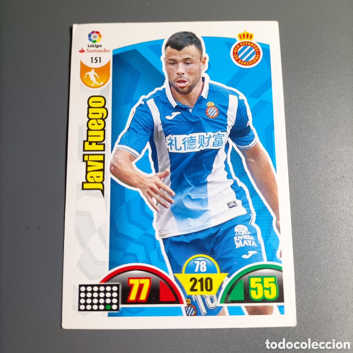 Cromos de f&uacute;tbol: ADRENALYN. LIGA 2017-2018 (ESPANYOL) №151 JAVI FUEGO