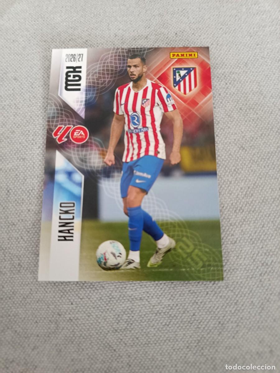 Cromos de f&uacute;tbol: Megacracks 26/27. 62- Hancko. Atl&eacute;tico de Madrid.