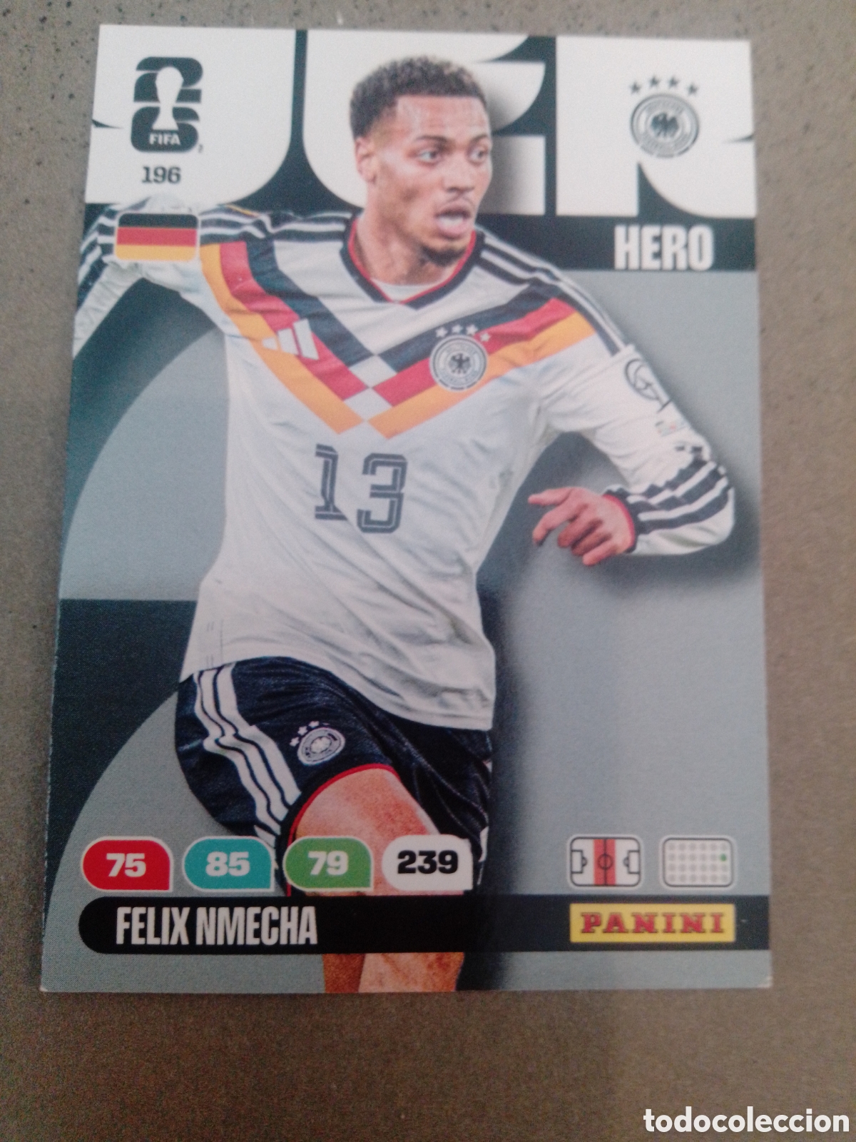 Cromos de f&uacute;tbol: FELIX NMECHA ALEMANIA 196 ADRENALYN XL MUNDIAL 2026