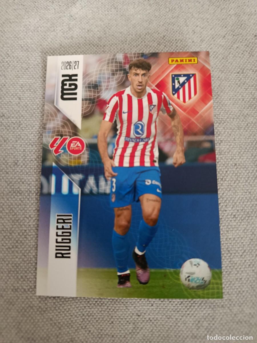 Cromos de f&uacute;tbol: Megacracks 26/27. 63- Ruggeri. Atl&eacute;tico de Madrid.