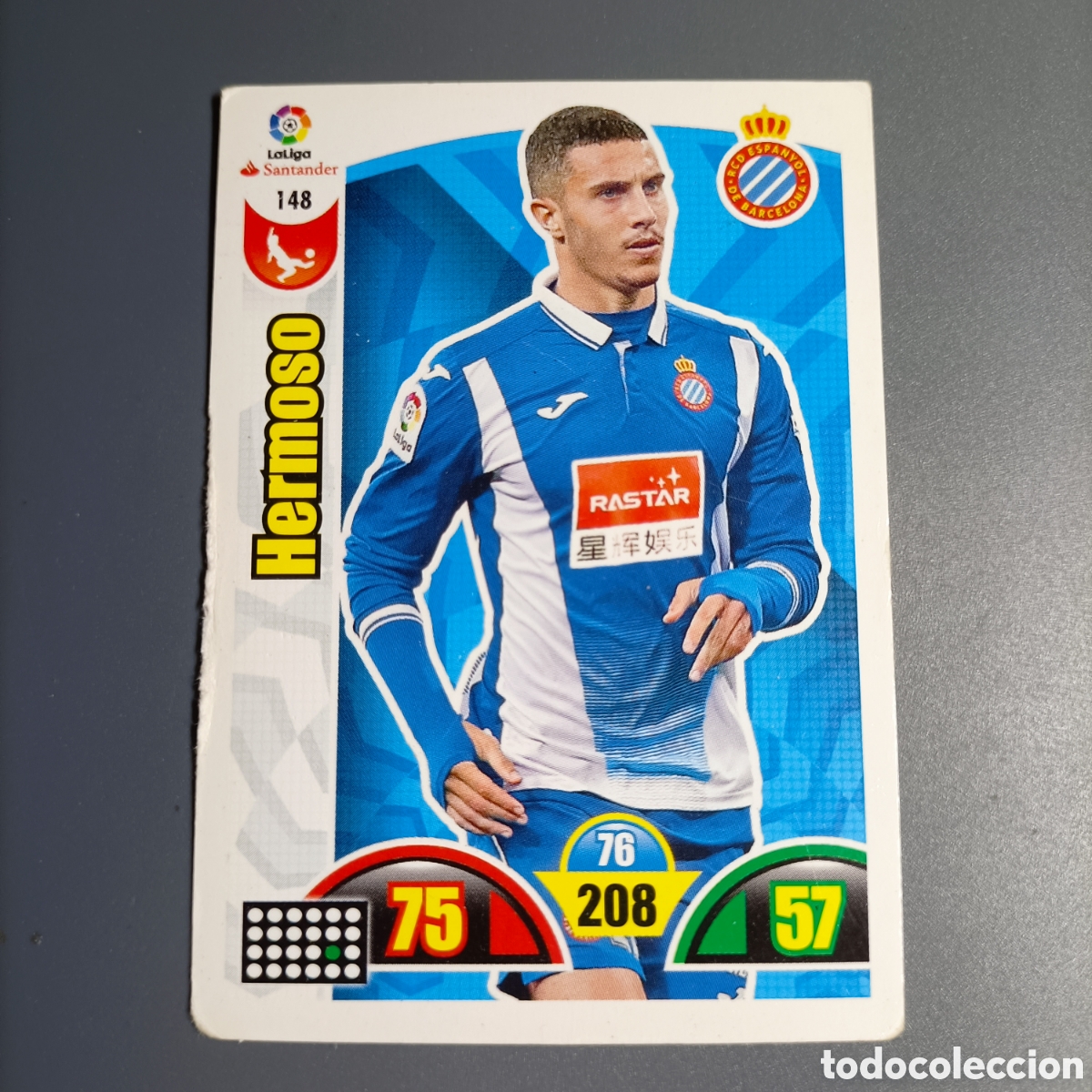 Cromos de f&uacute;tbol: ADRENALYN. LIGA 2017-2018 (ESPANYOL) №148 HERMOSO