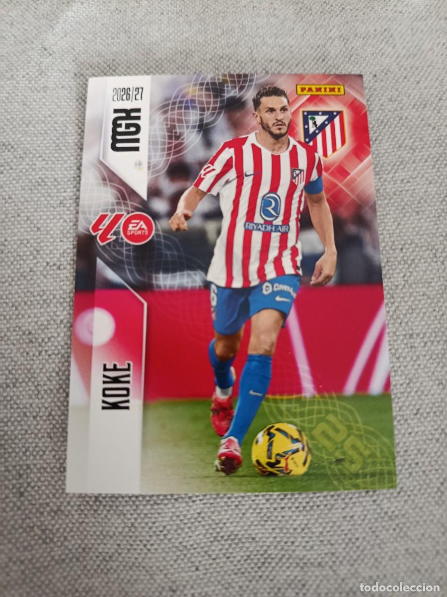 Cromos de f&uacute;tbol: Megacracks 26/27. 64- Koke. Atl&eacute;tico de Madrid.