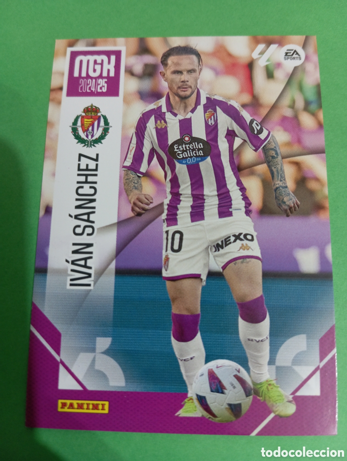 Cromos de f&uacute;tbol: Iv&aacute;n S&aacute;nchez Valladolid n&deg;357 / PANINI MEGACRACKS 2024/2025