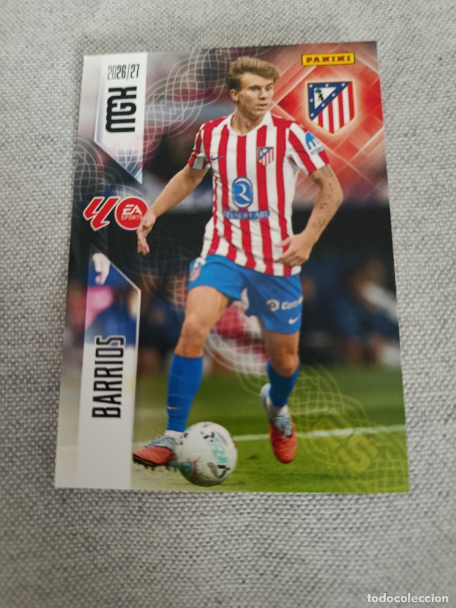 Cromos de f&uacute;tbol: Megacracks 26/27. 65- Barrios. Atl&eacute;tico de Madrid.