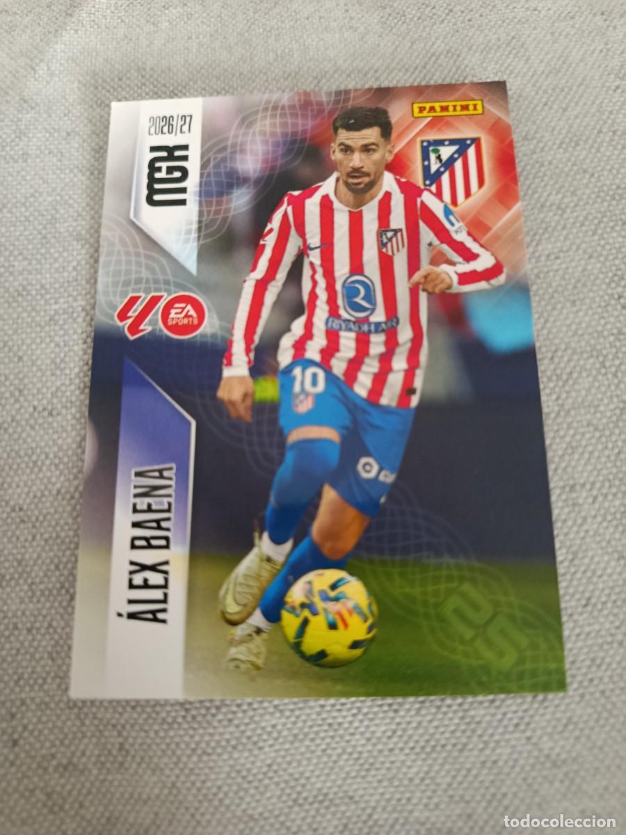 Cromos de f&uacute;tbol: Megacracks 26/27. 67- &Aacute;lex Baena. Atl&eacute;tico de Madrid.