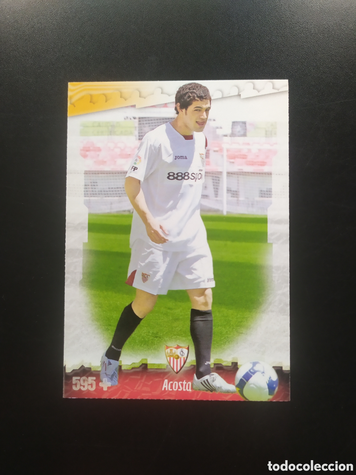 Cromos de f&uacute;tbol: Mundicromo fichas Liga 2008 2009 08 09 Acosta n&deg; 595 Sevilla
