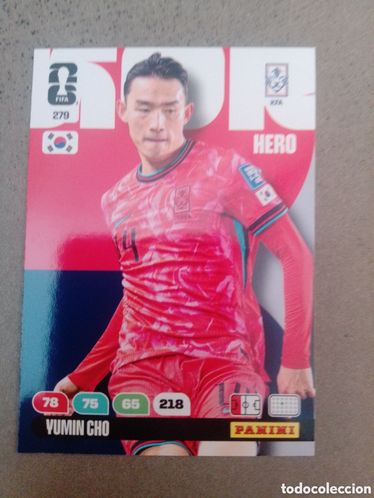 Cartes &agrave; collectionner de Football: YUMIN CHO COREA DEL SUR 279 ADRENALYN XL MUNDIAL 2026