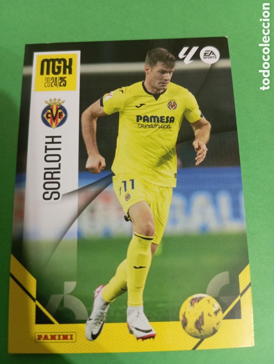 Cartes &agrave; collectionner de Football: Sorloth Villarreal n&deg;377 / PANINI MEGACRACKS 2024/2025