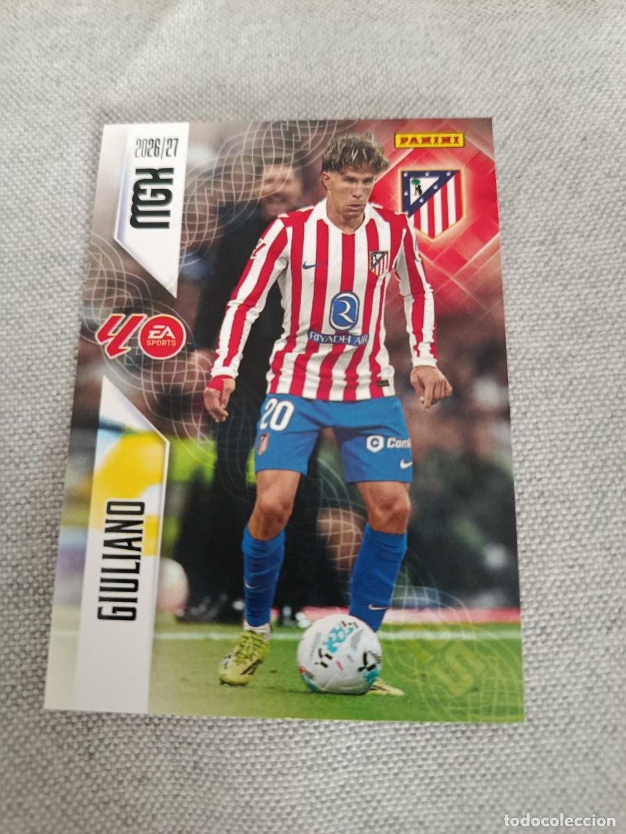 Cartes &agrave; collectionner de Football: Megacracks 26/27. 69- Giuliano. Atl&eacute;tico de Madrid.