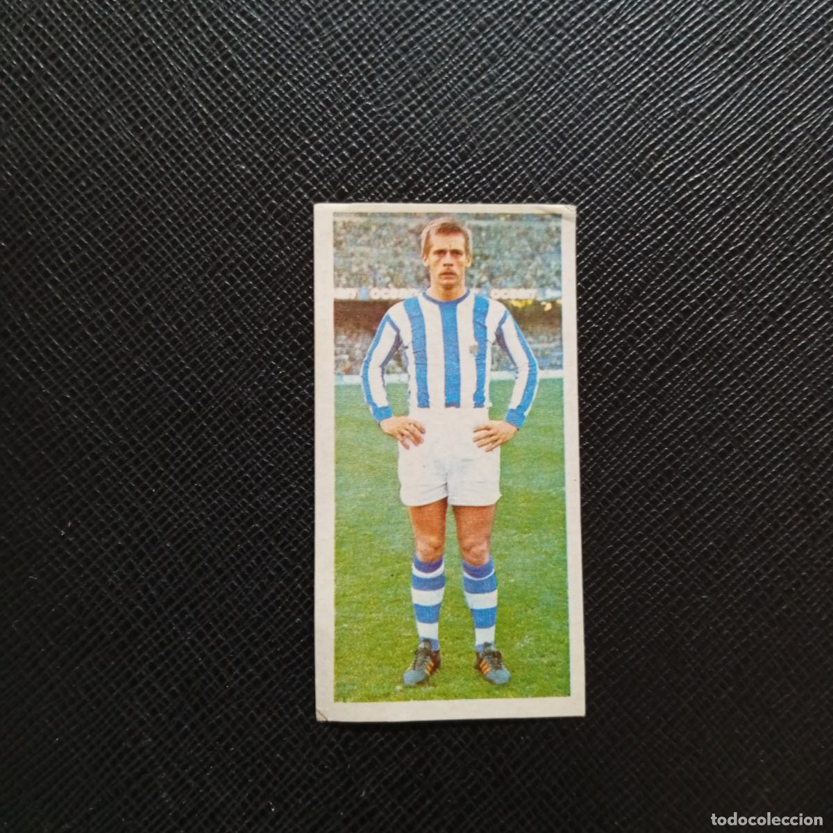 Cartes &agrave; collectionner de Football: IDIGORAS REAL SOCIEDAD ESTE 1975 1976 CROMO FUTBOL LIGA 75 76 - DESPEGADO - A196 PG10