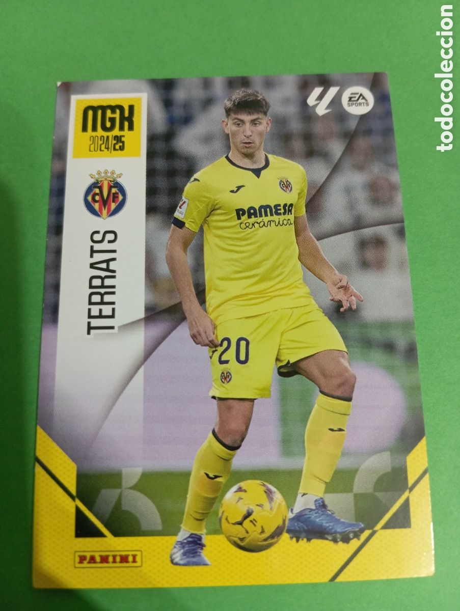 Cartes &agrave; collectionner de Football: Terrats Villarreal n&deg;371 / PANINI MEGACRACKS 2024/2025