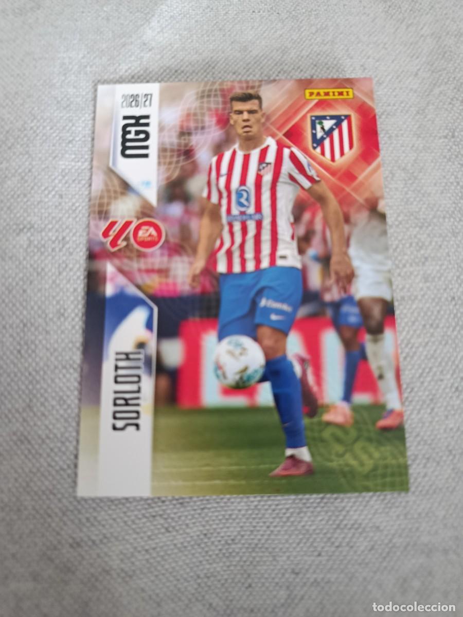Cartes &agrave; collectionner de Football: Megacracks 26/27. 72- Sorloth. Atl&eacute;tico de Madrid.