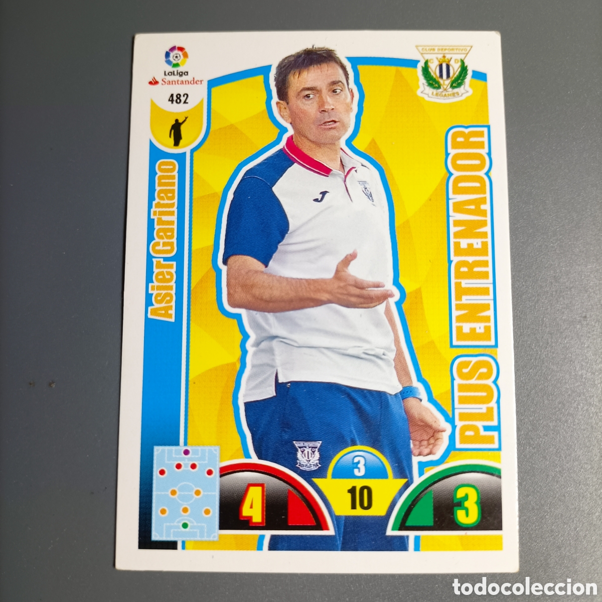 Figurine di Calcio: ADRENALYN. LIGA 2017-2018 (LEGAN&Eacute;S) №482 ASIER GARITANO