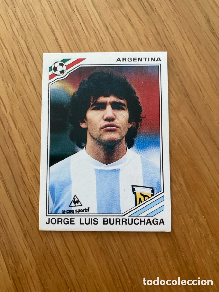 Cartes &agrave; collectionner de Football: Cromo panini mundial Mexico 86 n&uacute;mero 85 Burruchaga - Sticker album world cup 1986