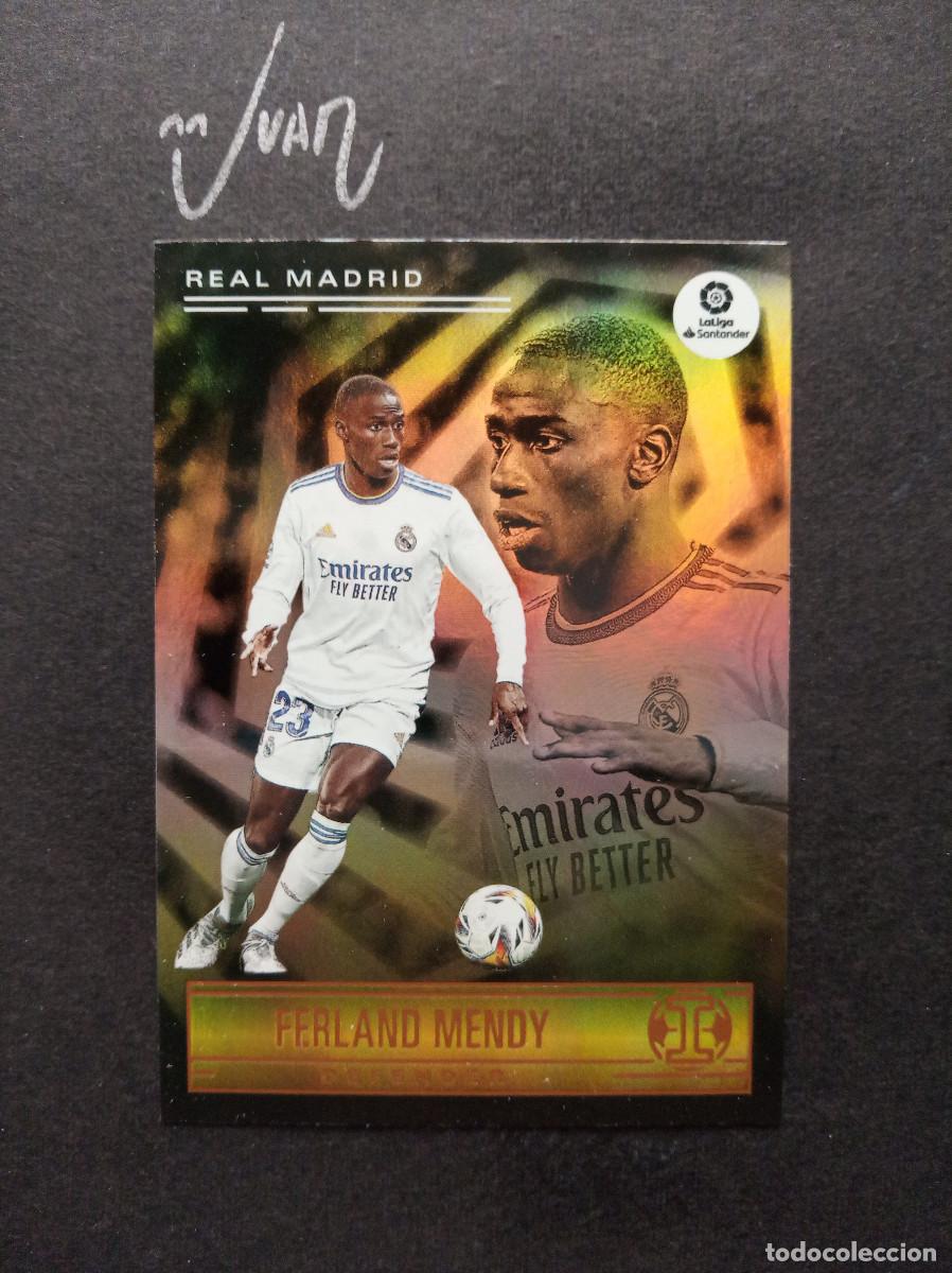 Figurine di Calcio: N&ordm; 196 FERLAND MENDY REAL MADRID FRANCIA ⚽ PANINI &reg; CHRONICLES ILLUSIONS LIGA 2021 2022 21 22 NUEVO