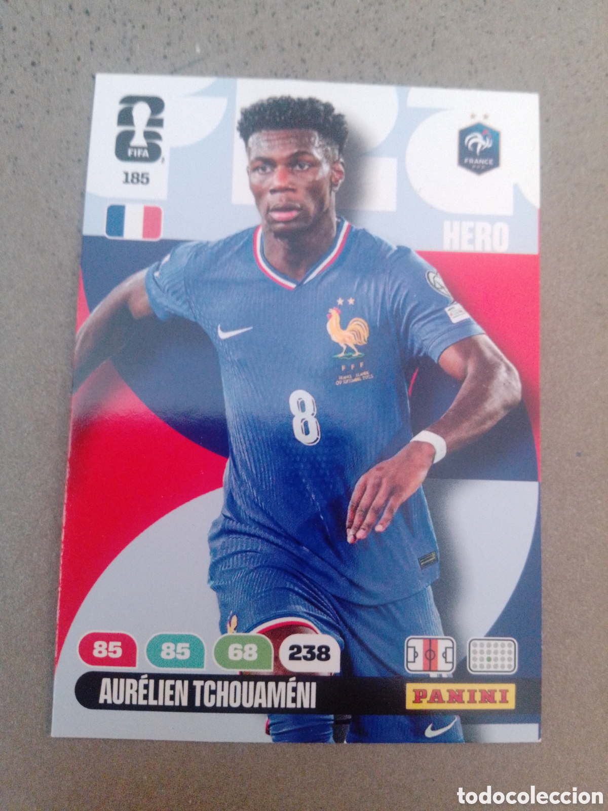 Figurine di Calcio: TCHOUAMENI FRANCIA 185 ADRENALYN XL MUNDIAL 2026