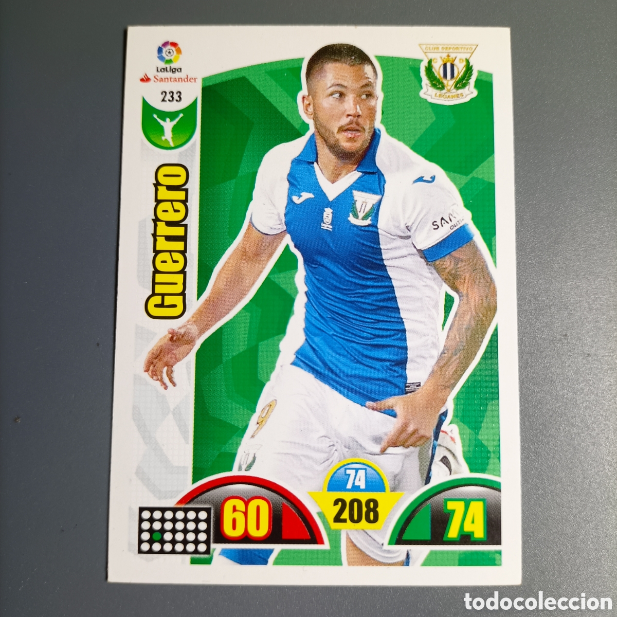 Figurine di Calcio: ADRENALYN. LIGA 2017-2018 (LEGAN&Eacute;S) №233 GUERRERO