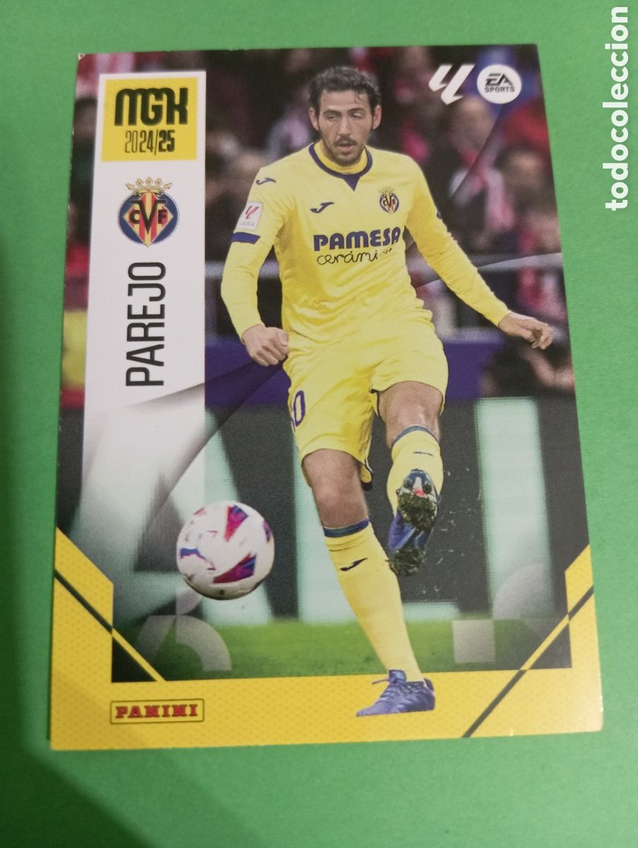 Cromos de f&uacute;tbol: Parejo Villarreal n&deg;372 / PANINI MEGACRACKS 2024/2025