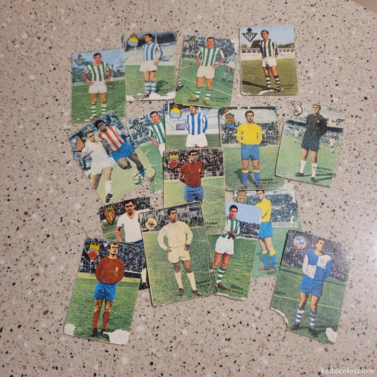 Cromos de f&uacute;tbol: LOTE 21 CROMOS JUGADORES DE FUTBOL DE LA COLECCION FHER 67-68