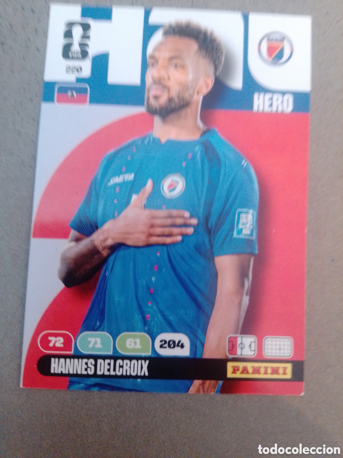 Cromos de f&uacute;tbol: HANNES DELCROIX HAITI 220 ADRENALYN XL MUNDIAL 2026